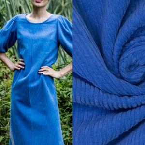 Fiber Mood 16, corduroy, jeans, blue