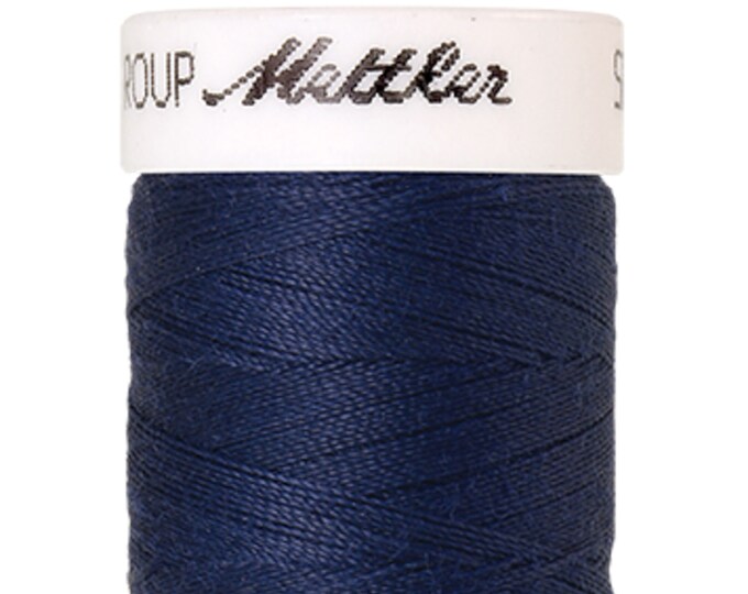Seralon 200 m col. 1467 (Prussian Blue) sewing thread by Amann Mettler - High-quality sewing thread for sewing projects - 200 meters on the roll - Color Pr
