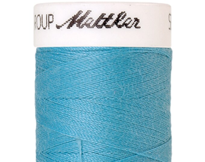 Seralon 200 m col. 409 (Turquoise) sewing thread by Amann Mettler - High-quality sewing thread for sewing projects - 200 meters on the roll - Color Turquoise