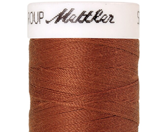Seralon 200 m col. 1054 (Brick Red) sewing thread by Amann Mettler - High-quality sewing thread for sewing projects - 200 meters on the roll - Color Brick