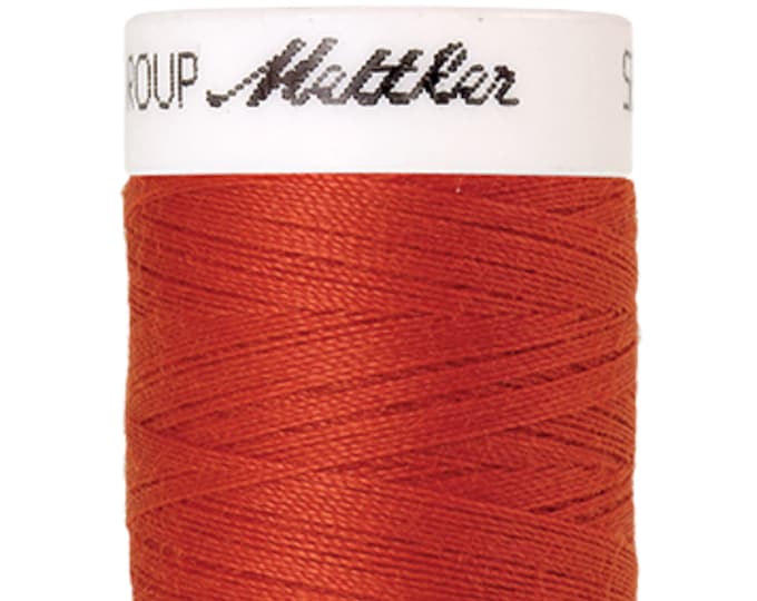 Seralon 200m col. 1336 (Vermillion) Nähgarn von Amann Mettler - Hochwertiges Nähgarn für Näharbeiten - 200 Meter auf der Rolle – Farbe Vermi