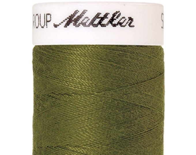 Seralon 200m col. 882 (Moss Green) Nähgarn von Amann Mettler - Hochwertiges Nähgarn für Näharbeiten - 200 Meter auf der Rolle – Farbe Moss G