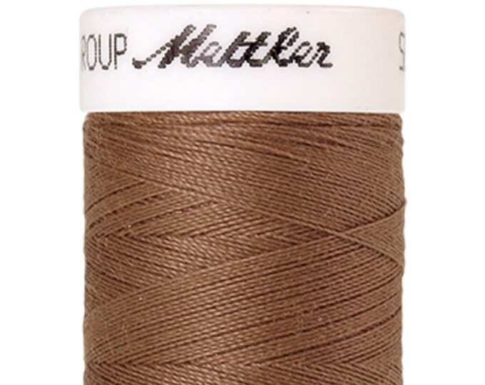Seralon 200 m col. 280 (Walnut) sewing thread by Amann Mettler - High-quality sewing thread for sewing projects - 200 meters on a spool – Walnut color - N
