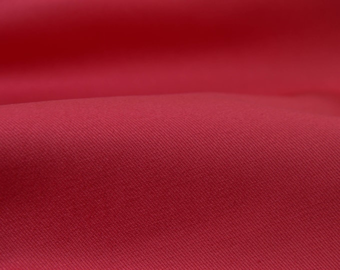Hosenstoff Baumwolle rot von Fibre Mood - 150cm breit - Stoff leicht glänzend UNI