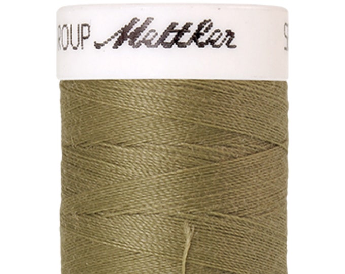 Seralon 200 m col. 665 (Reed) sewing thread by Amann Mettler - High-quality sewing thread for sewing work - 200 meters on the roll - Color Reed - Sewing thread