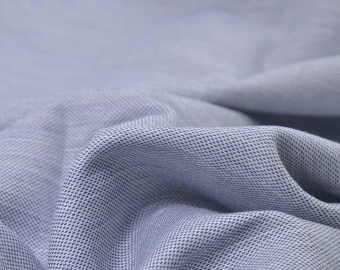 Hosenstoff aus Leinen, Baumwolle mit Stretch, meliert, uni, helllbau - 135cm breit - Stoff Leinenoptik, melange