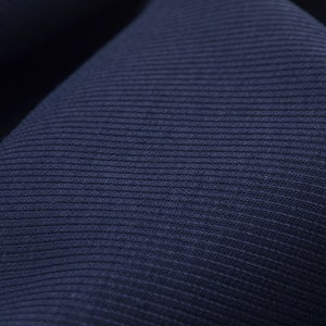 Cuffs made of organic cotton by Mind the Maker in dark blue - 100 cm wide - knit fabric, UNI