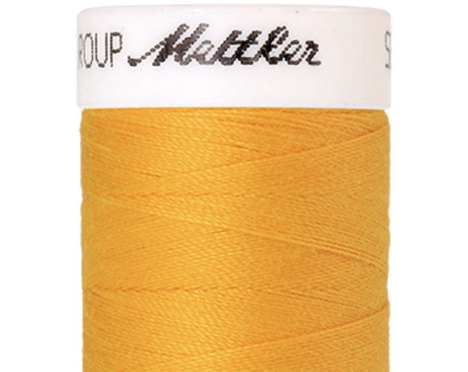 Seralon 200 m col. 607 (Papaya) sewing thread by Amann Mettler - High-quality sewing thread for sewing projects - 200 meters on the roll - Color Papaya - N