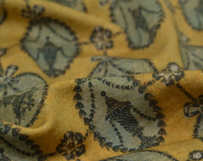 Designer fabric jersey from Italy Tessuto Alta Moda - 145 cm wide - matt patterned fabric