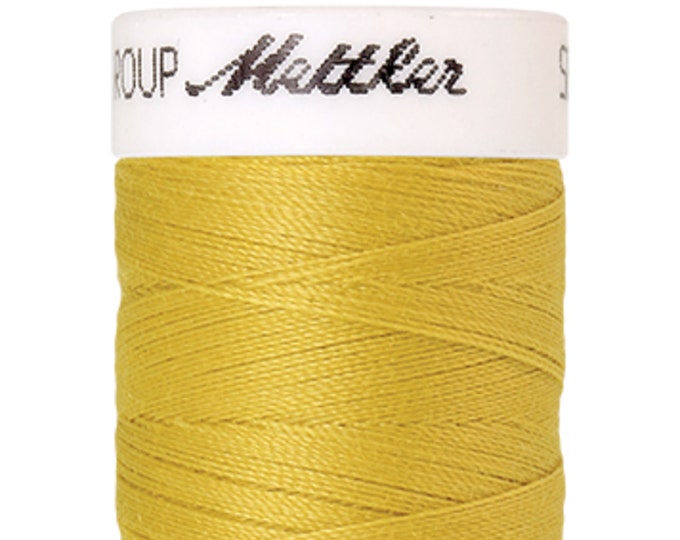Seralon 200 m col. 115 (Lemon Peel) sewing thread by Amann Mettler - High-quality sewing thread for sewing projects - 200 meters on the reel - Color Lemon