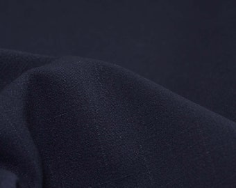 Stretch viscose trouser fabric, melange black - 145 cm wide - melange fabric, solid color