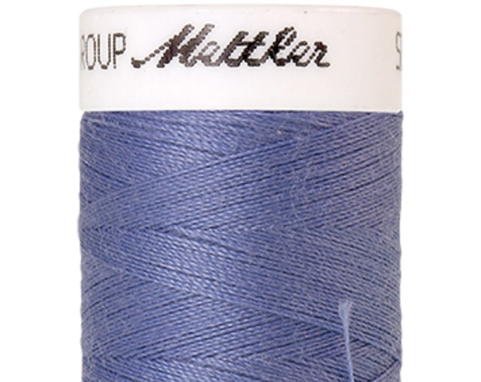 Seralon 200m col. 1466 (Cadet Blue) Nähgarn von Amann Mettler - Hochwertiges Nähgarn für Näharbeiten - 200 Meter auf der Rolle – Farbe Cadet