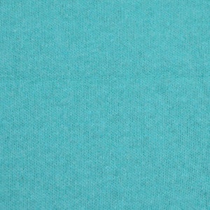 Tejido de punto de algodón Gillo en turquesa y verde de Hilco - 175 cm de ancho - tejido jaspeado mate imagen 3