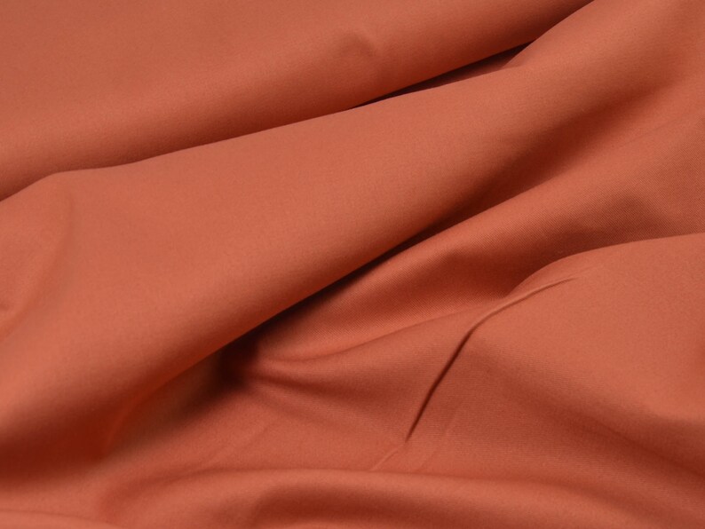 Rust Colorored Fabric Trouser Fabric Fibre Mood 22 Bernie Made of Cotton Twill Stone Washed ...