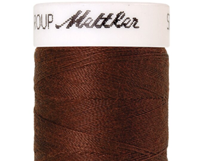 Seralon 200 m col. 278 (Rust) sewing thread by Amann Mettler - High-quality sewing thread for sewing projects - 200 meters on a spool – color Rust - Sewing thread