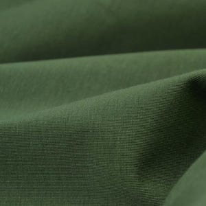 Jersey made of organic cotton by mind the Maker in plain dark green - 170 cm wide - fabric smooth, UNI