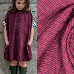 Fiber Mood 16, blouse fabric, viscose, check