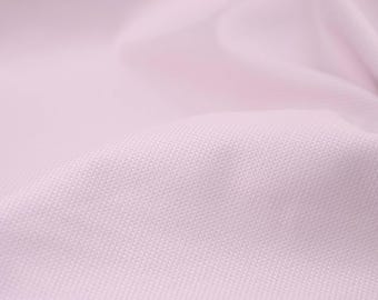 Cotton trouser fabric with stretch in solid pink, glossy - cm wide - fabric slightly shiny, solid color