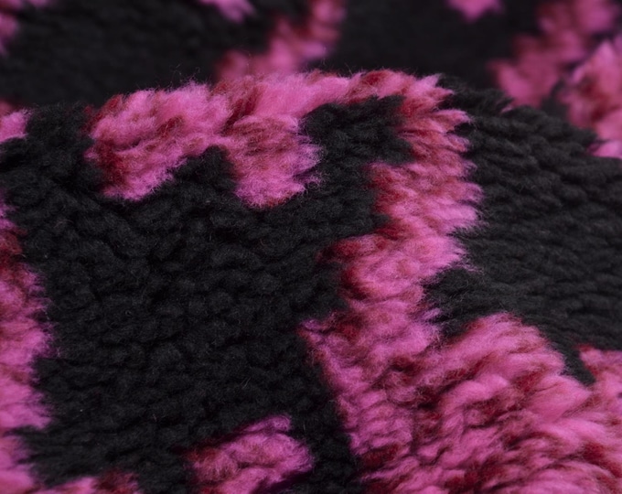 Coat fabric with houndstooth pattern from Hilco