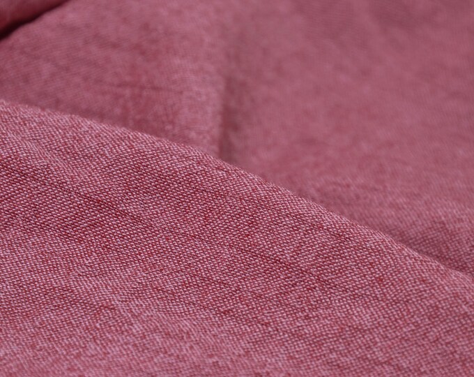 Blouse fabric viscose woven fabric Bubble Effect red Fibre Mood - 150 cm wide - fabric matt melange
