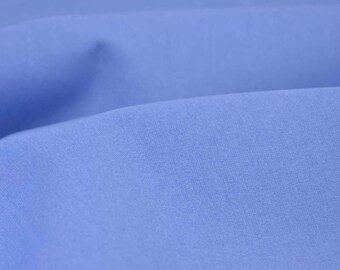 Cotton fabric printed fabric plain blue, denim blue from Westfalenstoffe - 150 cm wide - fabric smooth, UNI