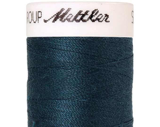 Seralon 200 m col. 485 (Tartan Blue) sewing thread by Amann Mettler - High-quality sewing thread for sewing projects - 200 meters on a spool - Tartan color