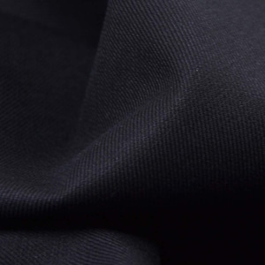 Trouser fabric made of bamboo, recycled polyester with stretch, plain black - 150 cm wide - smooth fabric, UNI