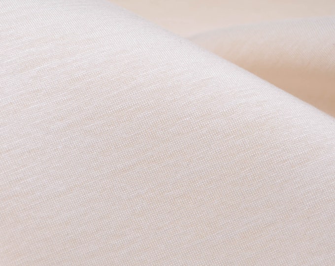 Softshell scuba knit double-faced fabric in cream-white - 145 cm wide - smooth, solid color