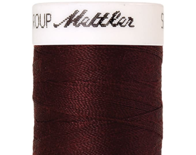 Seralon 200 m col. 166 (Kidney Bean) sewing thread by Amann Mettler - High-quality sewing thread for sewing projects - 200 meters on the roll - Color Kidney