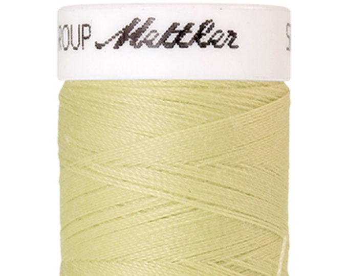 Seralon 200m col. 1345 (Lemongrass) Nähgarn von Amann Mettler - Hochwertiges Nähgarn für Näharbeiten - 200 Meter auf der Rolle – Farbe Lemon
