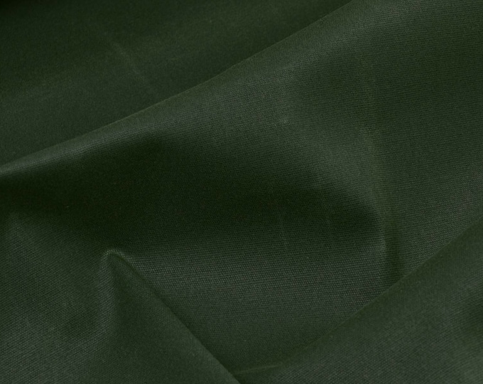 Canvas Light Waxed Fern, Dunkelgrün von Mind the Maker - 145cm breit - Stoff beschichtet, UNI