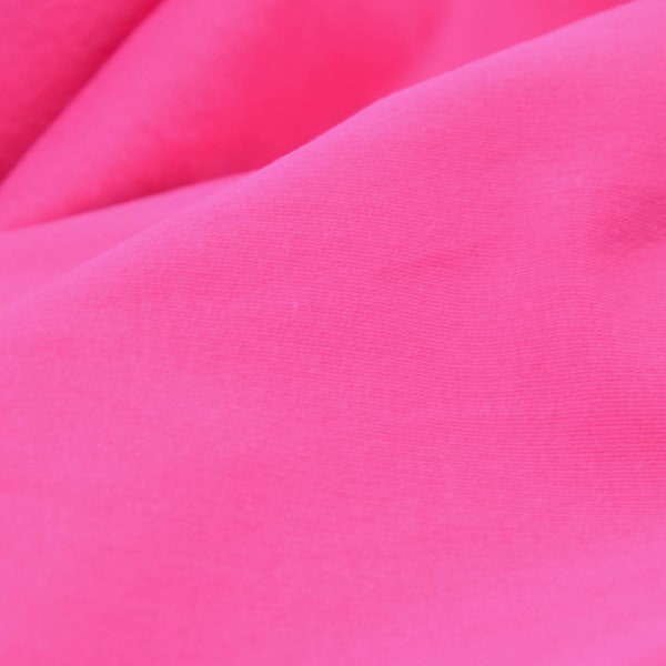 Sweatstoff angeraut Baumwolle pink - 185cm breit - Stoff matt UNI