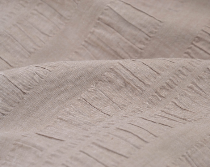 Blusenstoff uni Seersucker aus Baumwolle mit Elastan - 140cm breit - Stoff gecrasht UNI