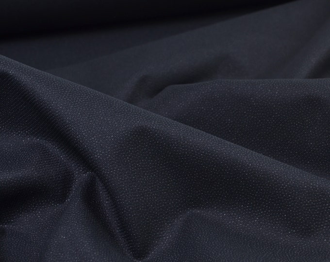 Kurzwaren Vlieseinlage, Klebeeinlage, Einlage bügeln schwarz - 150cm breit - Stoff glatt, UNI