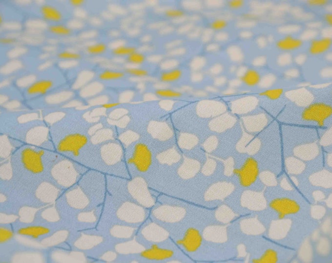 Baumwollstoff, Frühling, Pflanzen, Popeline, Patchwork