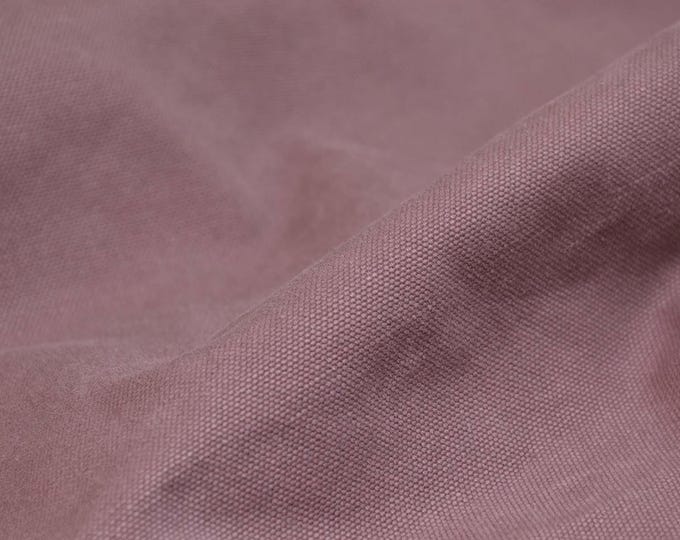 Canvas Heavy Washed by mind the Maker, plain dark purple - 145 cm wide - fabric matt, UNI