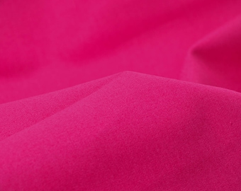 Cotton printed fabric, solid pink, by Westfalenstoffe - 150 cm wide - smooth fabric, solid color