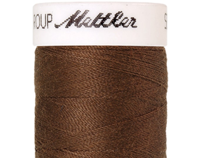 Seralon 200 m col. 1223 (Pecannut) sewing thread by Amann Mettler - High-quality sewing thread for sewing projects - 200 meters on the roll - Color Pecannut