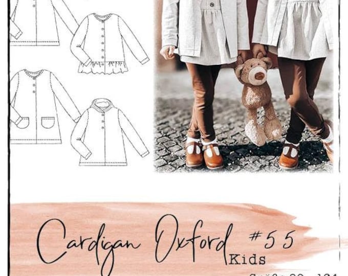 Paper pattern Cardigan Oxford Jacket LEMELdesign