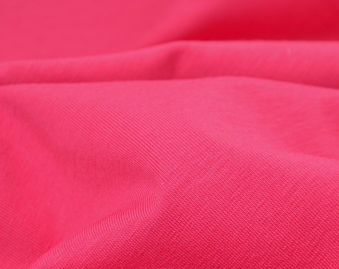 Jersey made of organic cotton by Mind the Maker in pink - 170 cm wide - smooth fabric, UNI