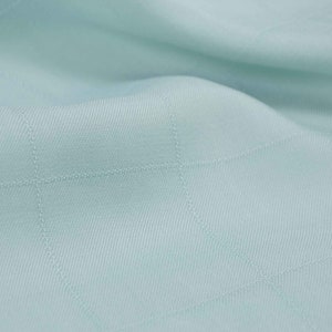 NEW! Fiber Mood Jacquard blouse fabric Tencel fabric, checked mint