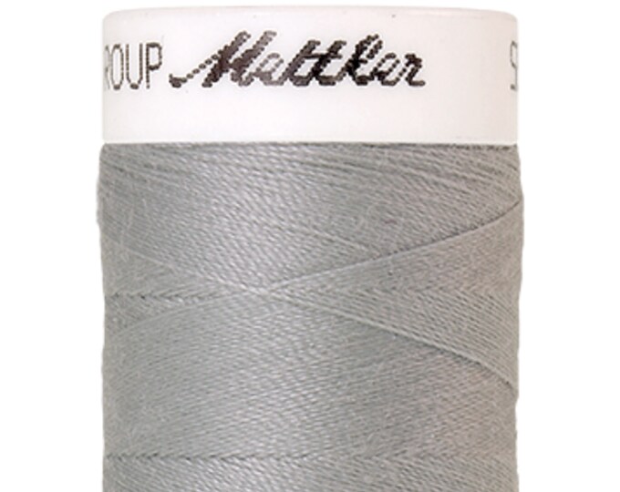Seralon 200 m col. 1340 (Silver Grey) sewing thread by Amann Mettler - High-quality sewing thread for sewing projects - 200 meters on the roll - Color Silv