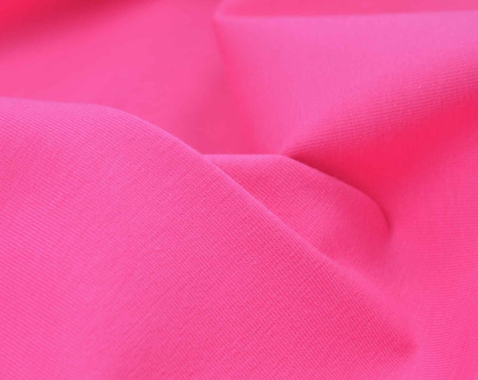 Jersey plain pink, pink made of cotton by Katia Fabrics - 145 cm wide - fabric smooth, UNI