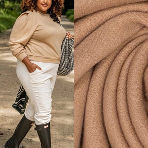Fiber Mood 16, knitted fabric, beige