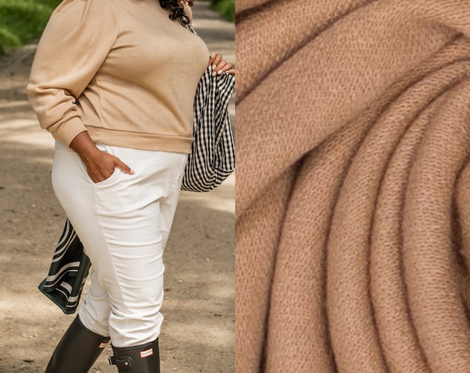 Fibre Mood 16, Strickstoff, beige