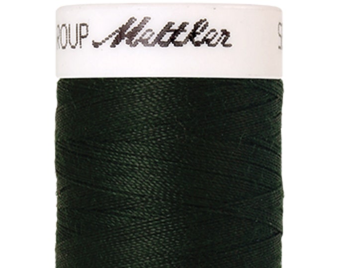 Seralon 200 m col. 2540 (Herb Green) sewing thread by Amann Mettler - High-quality sewing thread for sewing projects - 200 meters on a spool - Herb Green color