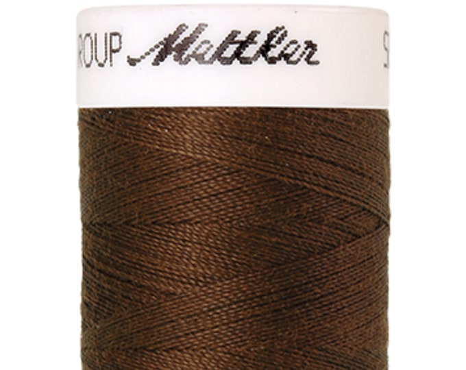 Seralon 200m col. 1320 (Dark Brass) Nähgarn von Amann Mettler - Hochwertiges Nähgarn für Näharbeiten - 200 Meter auf der Rolle – Farbe Dark