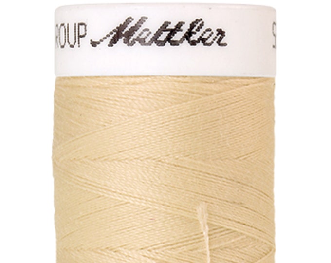 Seralon 200 m col. 1384 (Lime Blossom) sewing thread by Amann Mettler - High-quality sewing thread for sewing projects - 200 meters on a spool - Color Lime