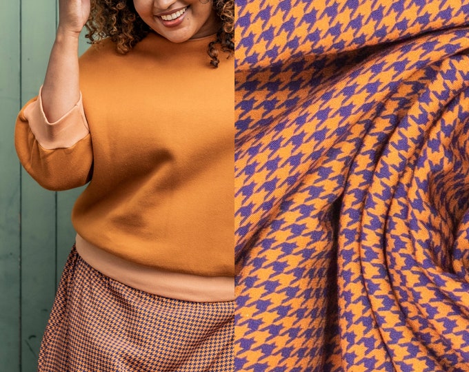 Fibre Mood 16, viscose, blouse fabric, houndstooth