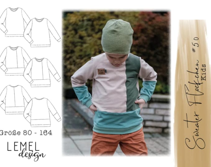 Paper pattern Sweater Snowflake Sweater Top LEMELdesign